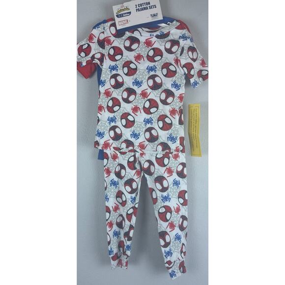 NWT 4PC Sz 4T Marvel Spiderman Amazing Friends Pajama Sets - Picture 2 of 7